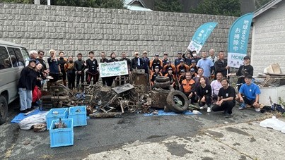 10/15 西伊豆町仁科港、10/16 伊豆市大藪港の海中清掃を行いました